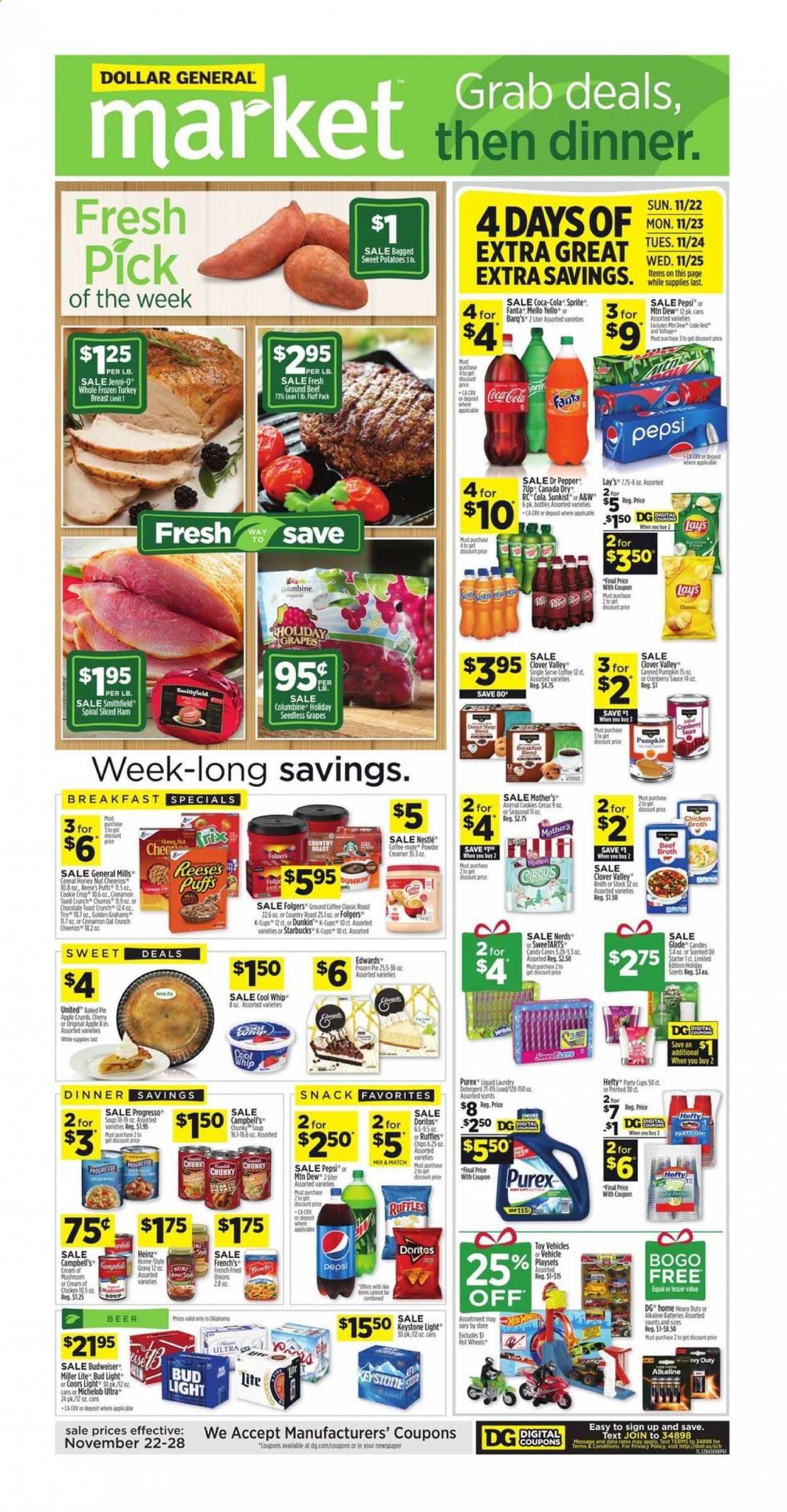 Dollar General (OK) Weekly Ad Flyer November 22 to November 28