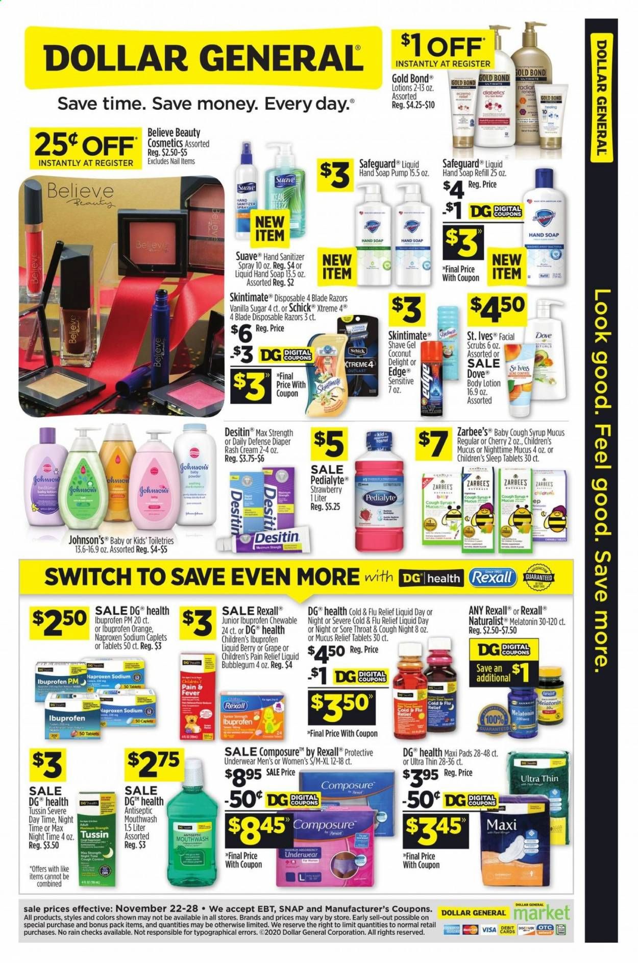 Dollar General (CO, NM) Weekly Ad Flyer November 22 to November 28
