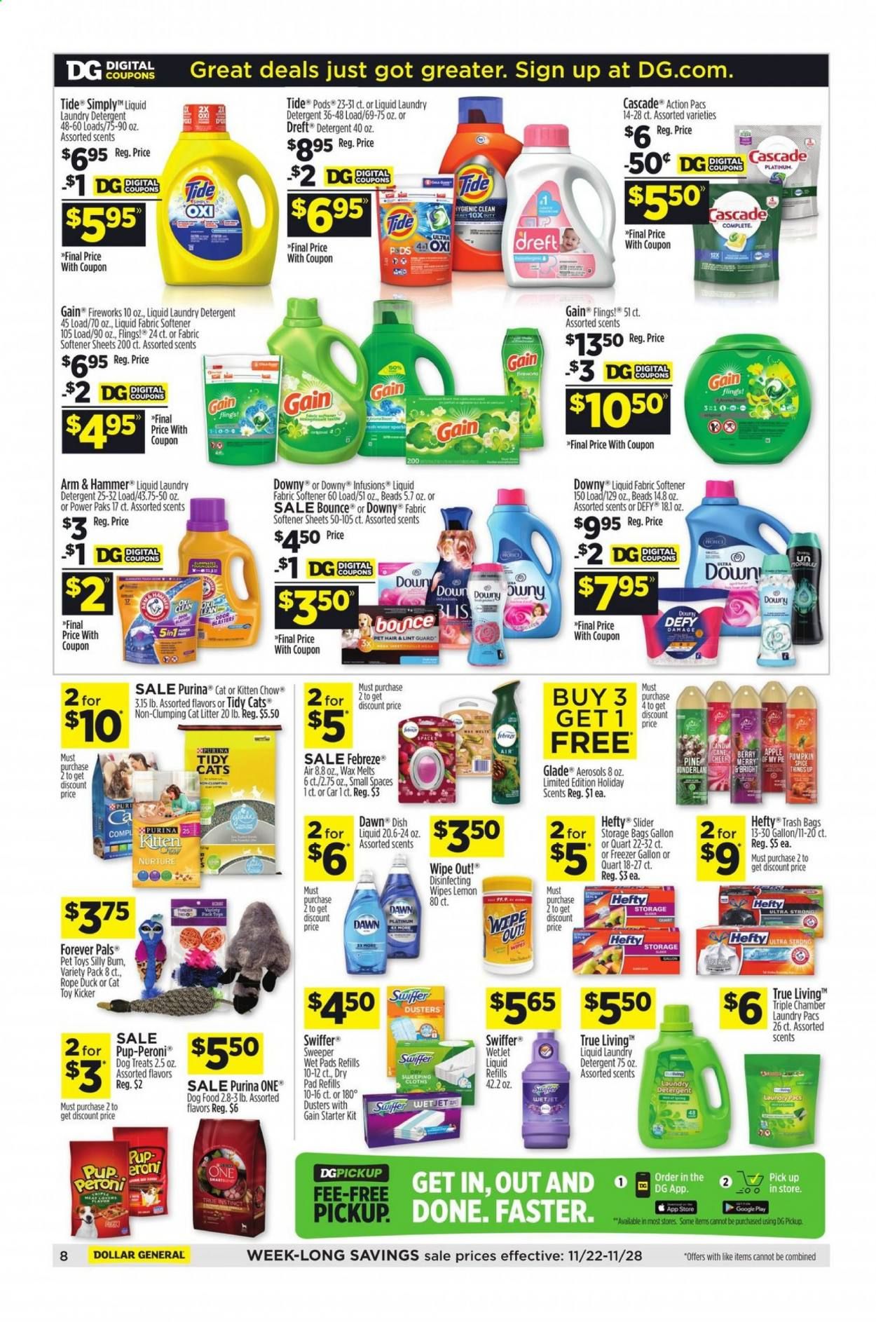 Dollar General (NC, SC) Weekly Ad Flyer November 22 to November 28