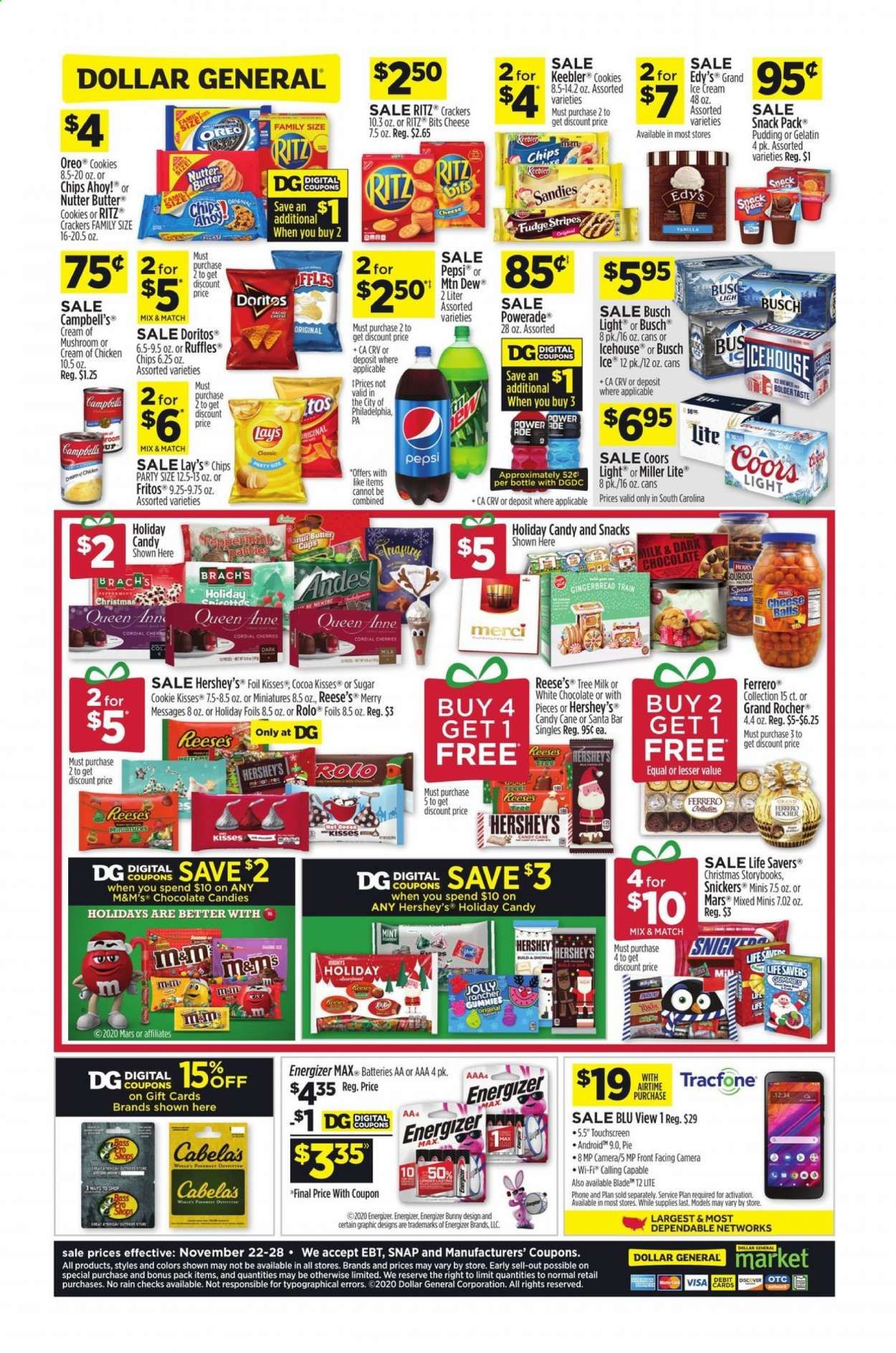Dollar General (NC, SC) Weekly Ad Flyer November 22 to November 28