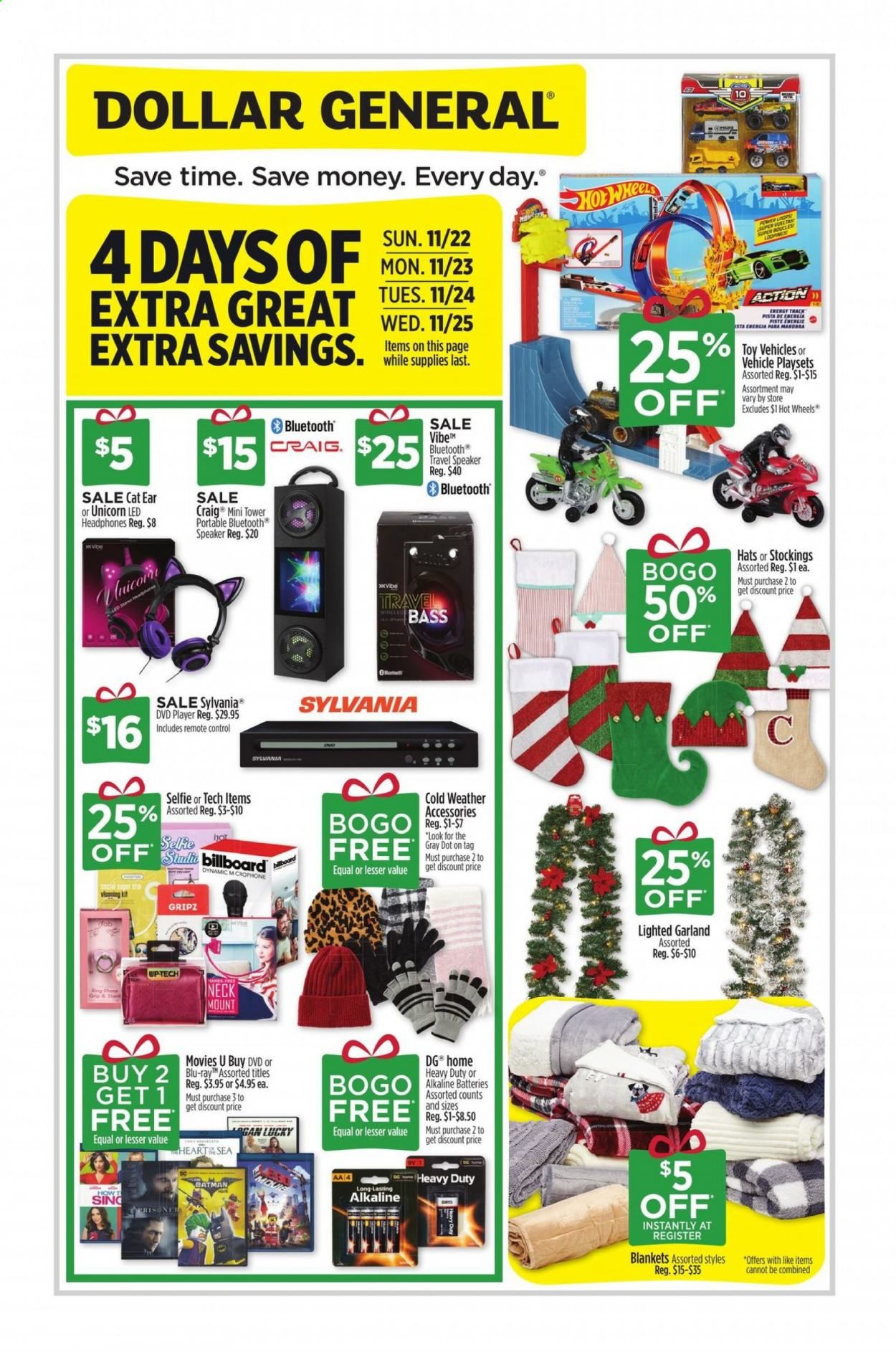 Dollar General (AZ, CO, NM, OR) Weekly Ad Flyer November 22 to November 28