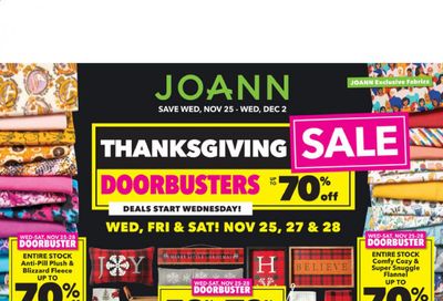 JOANN Weekly Ad Flyer November 25 to December 2