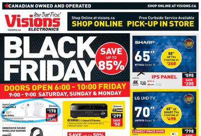 Visions Electronics Black Friday Flyer November 27 to December 3, 2020