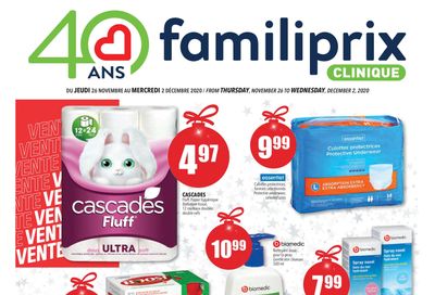 Familiprix Clinique Flyer November 26 to December 2