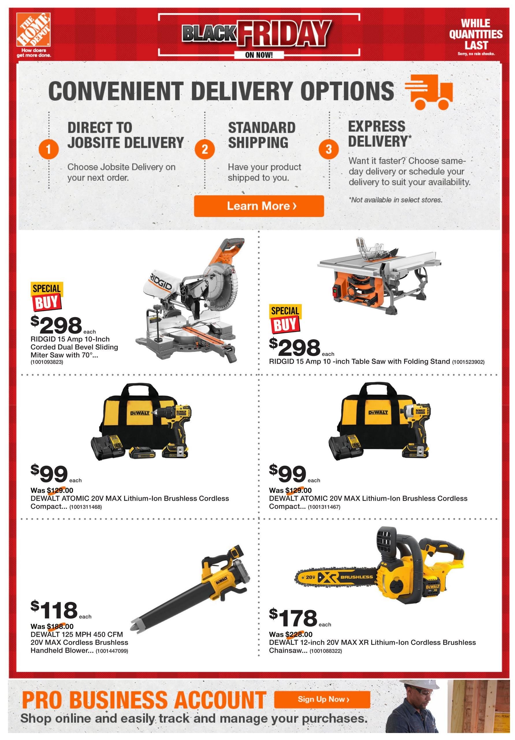 Home Depot Pro Flyer November 26 to December 2