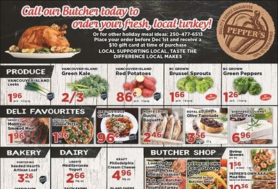 Pepper's Foods Flyer November 24 to 30