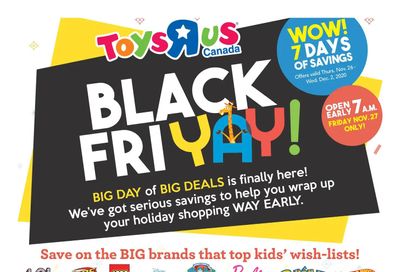 Toys R Us Black Friday Flyer November 26  to December 2, 2020