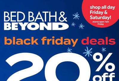 Bed Bath & Beyond Black Friday Flyer November 26 to 30, 2020