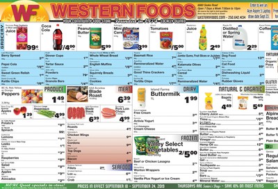 Western Foods Flyer September 18 to 24