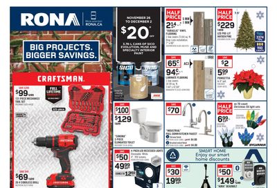 Rona (West) Flyer November 26  to December 2