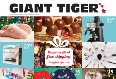 Giant Tiger Christmas Flyer November 25 to December 8