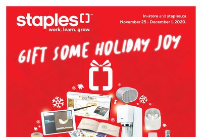 Staples Holiday Gift Guide November 25 to December 1