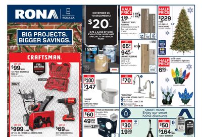 Rona (Atlantic) Flyer November 26  to December 2