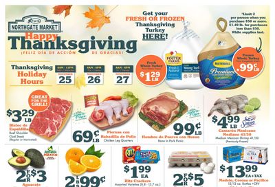 Northgate Market Thanksgiving Ad Flyer November 25 to December 1, 2020