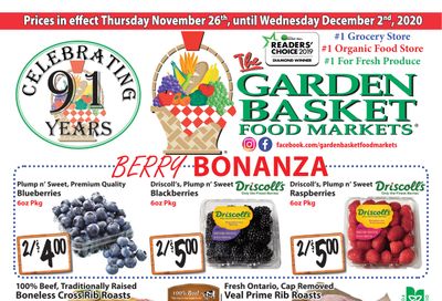 The Garden Basket Flyer November 26 to December 2