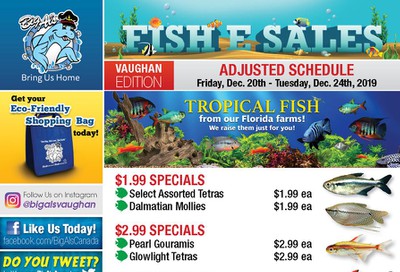 Big Al's (Vaughan) Weekly Specials December 20 to 24