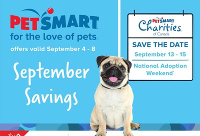 PetSmart September Savings Flyer September 4 to 8