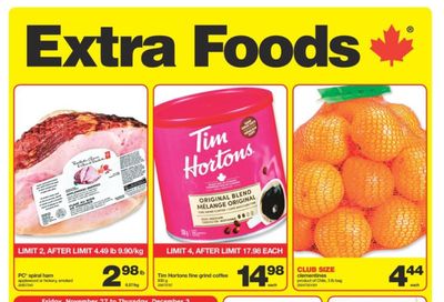 Extra Foods Flyer November 27 to December 3