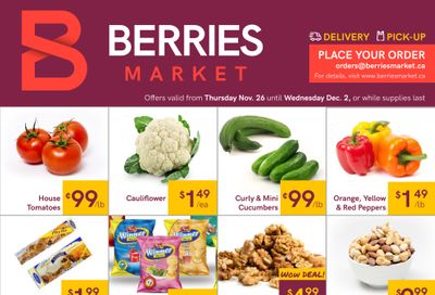 Berries Market Flyer November 26 to December 2