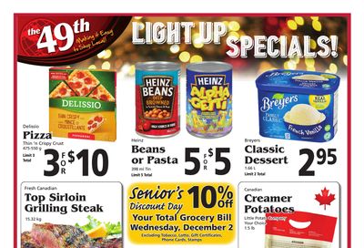 The 49th Parallel Grocery Flyer November 26 to December 2