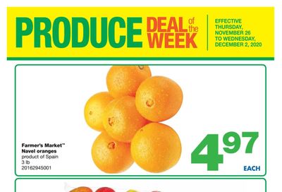 Wholesale Club (Atlantic) Produce Deal of the Week Flyer November 26 to December 2