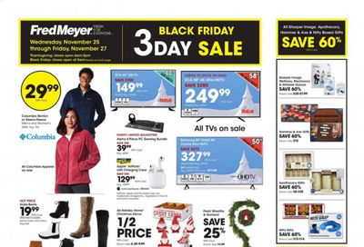 Fred Meyer (DC, DE, NJ, NY, PA, VA) Weekly Ad Flyer November 25 to November 27