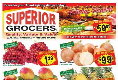 Superior Grocers Weekly Ad Flyer November 25 to December 1