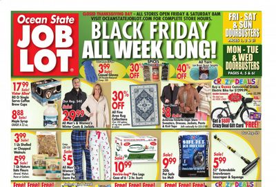 Ocean State Job Lot Weekly Ad Flyer November 26 to December 2