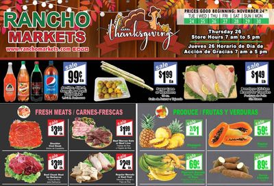 Rancho Markets Weekly Ad Flyer November 24 to November 30
