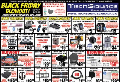TechSource Black Friday Flyer November 27 to December 10