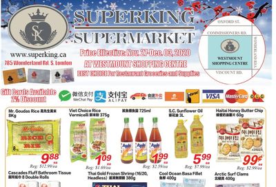 Superking Supermarket (London) Flyer November 27 to December 3