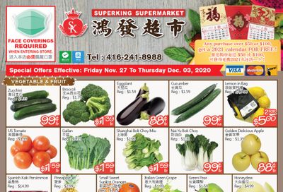 Superking Supermarket (North York) Flyer November 27 to December 3