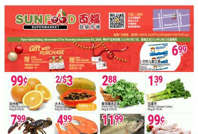 Sunfood Supermarket Flyer November 27 to December 3
