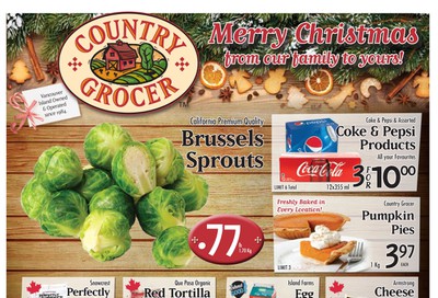 Country Grocer Flyer December 20 to 26