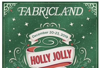 Fabricland (West) Flyer December 20 to 23