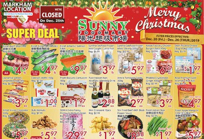 Sunny Foodmart (Markham) Flyer December 20 to 26