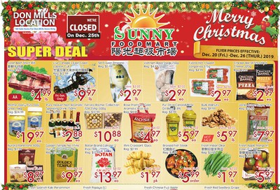 Sunny Foodmart (Don Mills) Flyer December 20 to 26