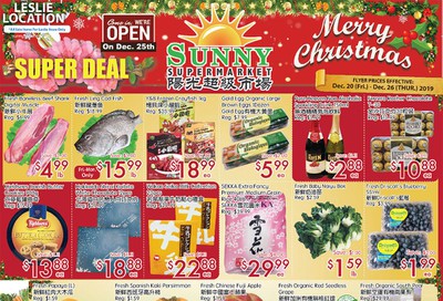 Sunny Supermarket (Leslie) Flyer December 20 to 26