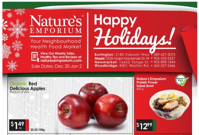 Nature's Emporium Flyer December 20 to January 2