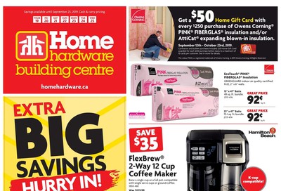 Home Hardware Building Centre (BC) Flyer September 19 to 25