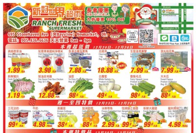 Ranch Fresh Supermarket Flyer December 20 to 26