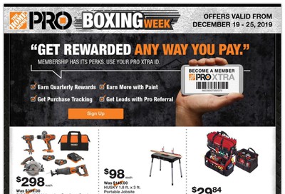 Home Depot Pro Flyer December 19 to 25