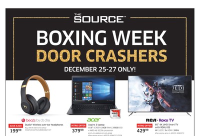 The Source 2019 Boxing Week Flyer December 25 to January 1