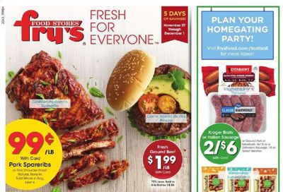 Fry’s (AZ) Weekly Ad Flyer November 27 to December 1