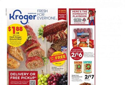 Kroger Weekly Ad Flyer November 27 to December 1