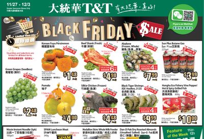 T&T Supermarket (BC) Flyer November 27 to December 3