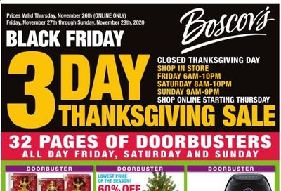 Boscov's Weekly Ad Flyer November 25 to November 29