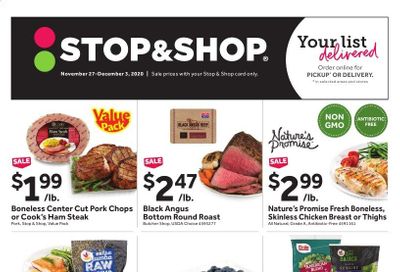 Stop & Shop (NY) Weekly Ad Flyer November 27 to December 3