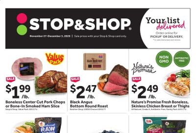 Stop & Shop (MA) Weekly Ad Flyer November 27 to December 3