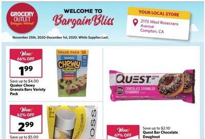 Grocery Outlet Weekly Ad Flyer November 25 to December 1